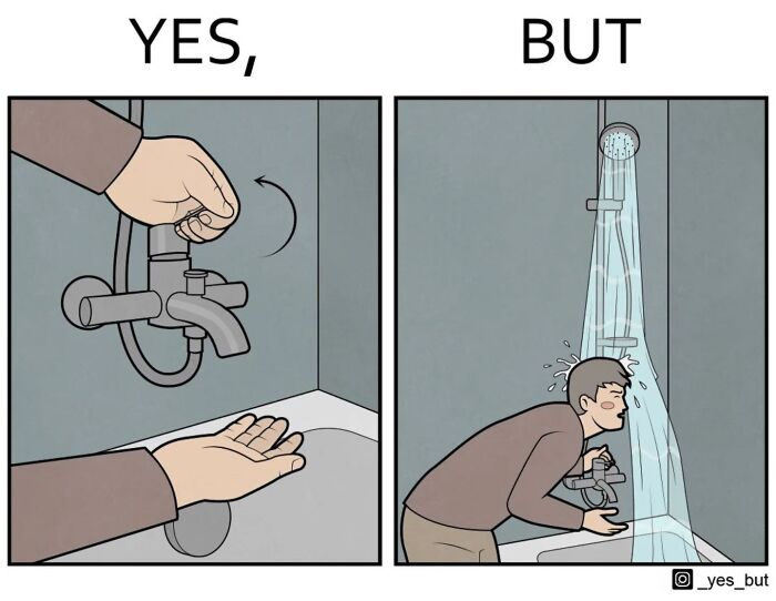 40 Fresh "Yes, But" Comics That Keep Revealing the Contradictory Aspects of Our Society